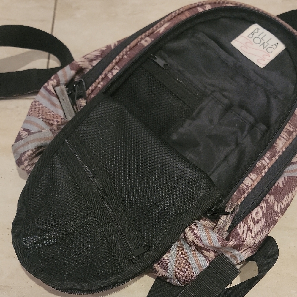 Patterned Backpack With Black Accents - image 5